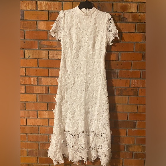 SHEIN Dresses & Skirts - SHEIN white lace dress